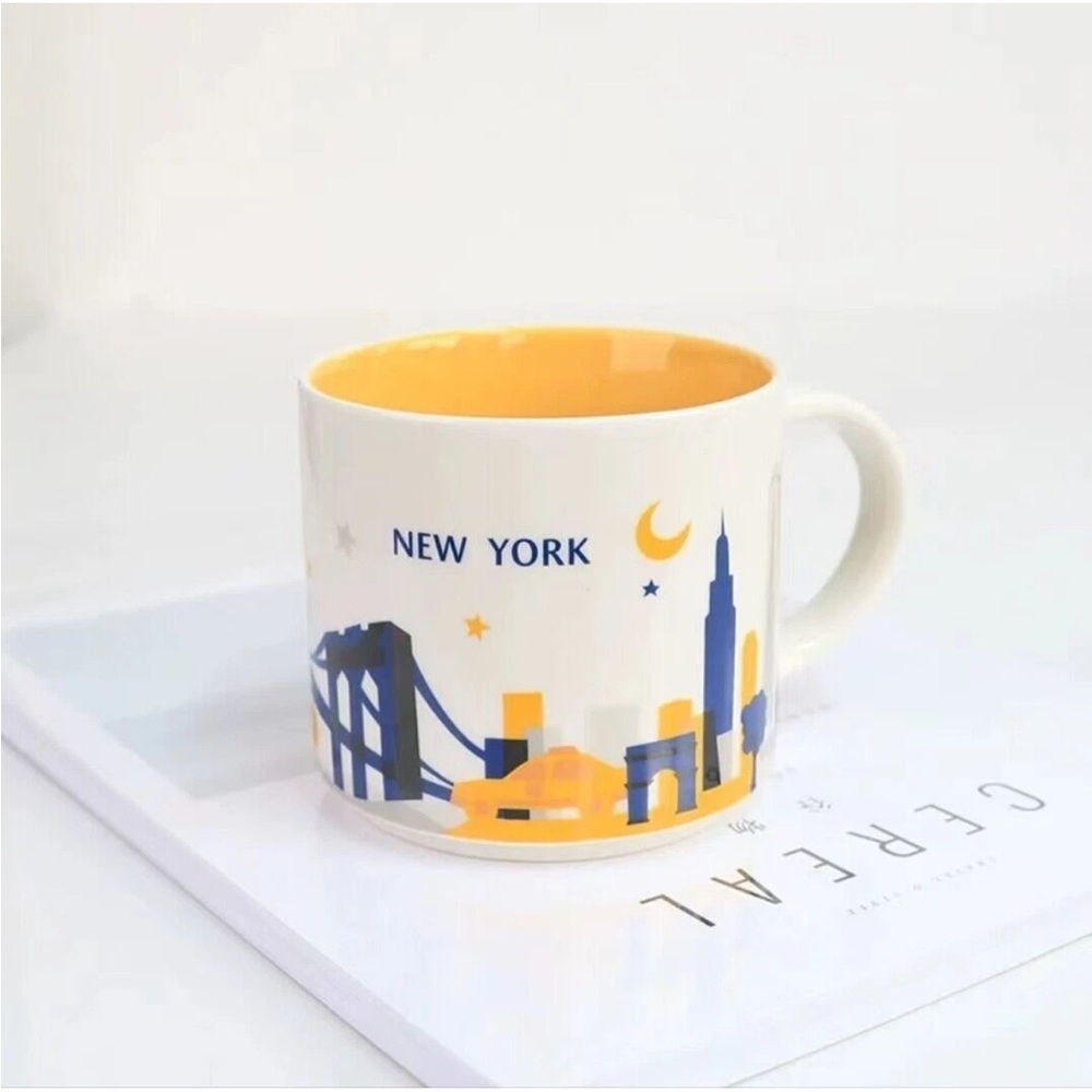 Starbucks New York Mug - Yellow and Blue